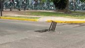Foto ilustrativa de la nota titulada: La rejilla rota en Maipú que pone en jaque la seguridad vial