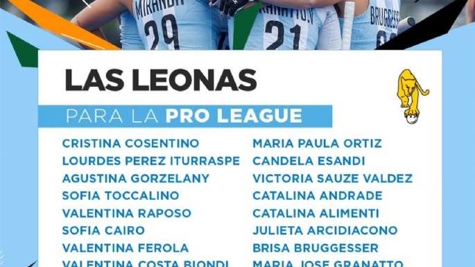 La agenda de Las Leonas y Los Leones en la Pro League