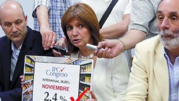 Cristina Kirchner chicaneó al Gobierno por la inflación 