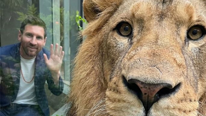 Messi, que está en el país para las Fiestas, realizó el saludo “Jai Mata Di” en la India