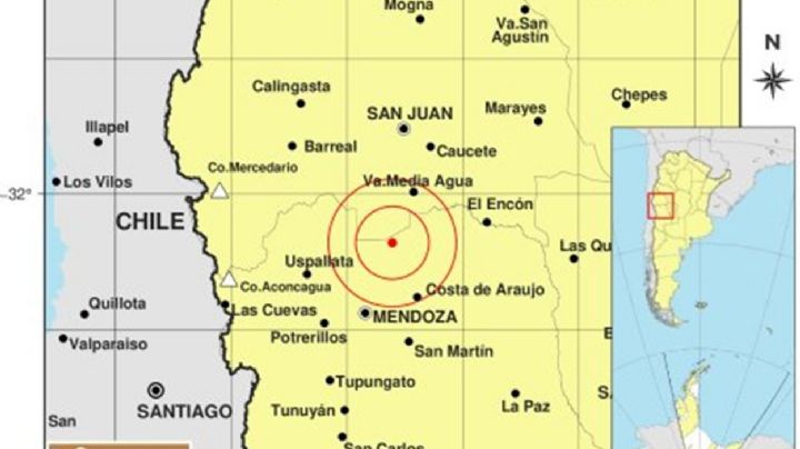 Un temblor de 5 grados sorprendió a los mendocinos