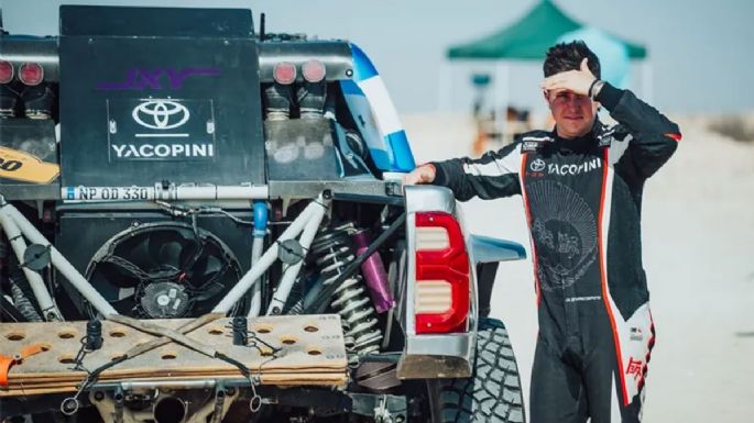 El piloto mendocino Juan Cruz Yacopini se accidentó en El Carrizal y está grave