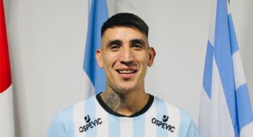 Racing de Córdoba presentó oficialmente a Ricardo Centurión