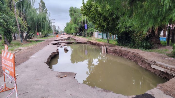 Emergencia ambiental y crisis por otro colapso cloacal en Guaymallén