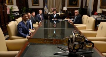 Javier Milei recibió al empresario estadounidense Peter Thiel