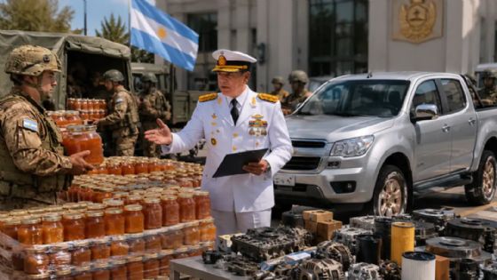 El ejercito en Mendoza ofrece pagar con membrillos para reparar una camioneta