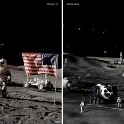 La NASA presentó un plan para una base en la Luna 
