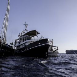 Barcos israelíes rodearon a la flotilla humanitaria Sumud Global