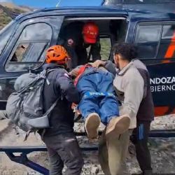 Rescataron a un hombre tras un accidente en caballo en Potrerillos