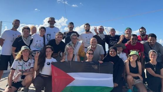 La Flotilla Global Sumud se acerca a Gaza y ya navega en “zona de alto riesgo”