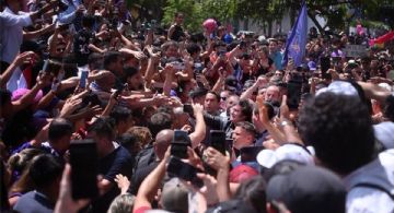 Milei en Chaco repitió el discurso de Trump: "Hacer grande a la Argentina nuevamente"