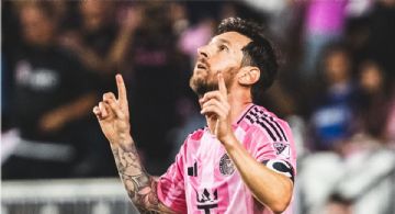 Doblete de Messi que jugó con "permiso" y goleada del Inter Miami
