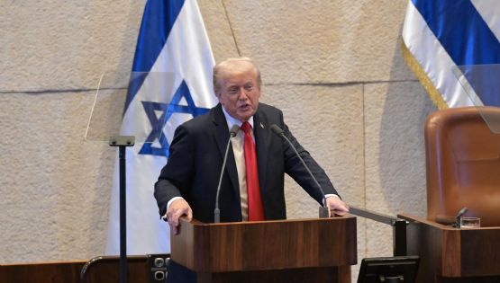 Donald Trump fue ovacionado en el Parlamento de Israel