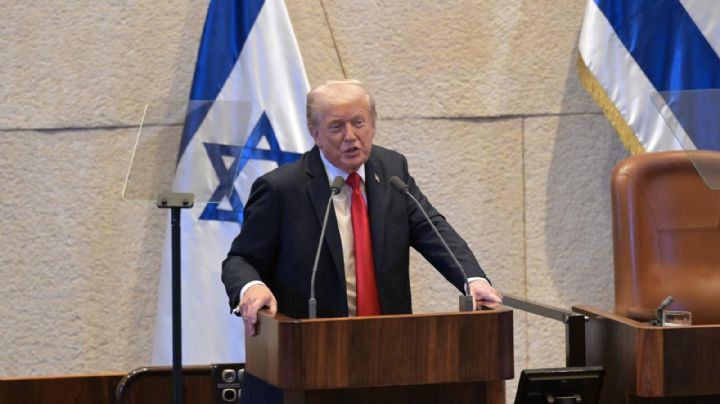 Donald Trump fue ovacionado en el Parlamento de Israel