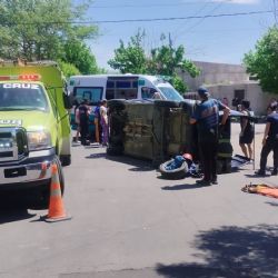 Una mujer y tres niños heridos tras un accidente en Guaymallén 