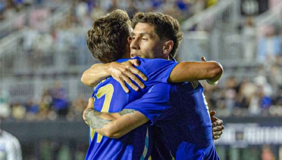 La Selección argentina paseó a Puerto Rico en un "entrenamiento"