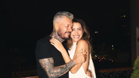 Tinelli copió y pegó un mensaje romántico para su novia