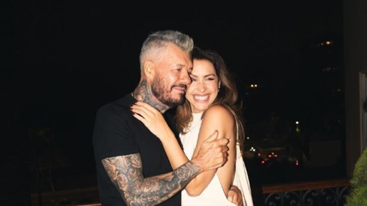 Tinelli copió y pegó un mensaje romántico para su novia