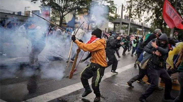 Cuatro heridos con flechas cerca de la embajada de Estados Unidos en Bogotá