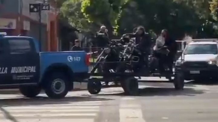 Guerra de motociclistas en La Plata: 13 demorados, 3 heridos y armas incautadas