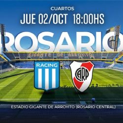 Racing y River, a todo o nada en Rosario con la atenta mirada de la Lepra