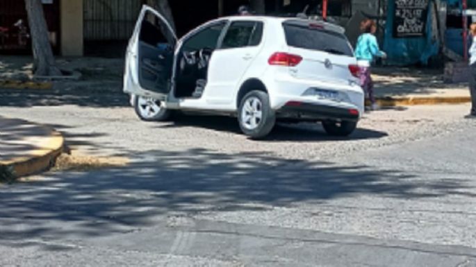 La trampa vial que se "comieron" los autos en Las Heras