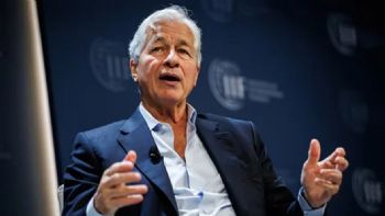 Javier Milei se reúne con el CEO del JP Morgan en un hotel 5 estrellas