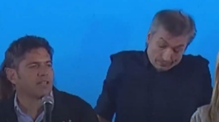 El gesto de Máximo Kirchner durante el discurso de Kicillof que se volvió viral