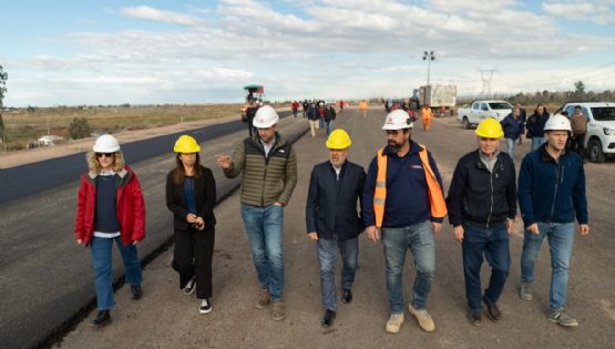 Tras siete años, y en plena campaña, Cornejo inaugura la Variante Palmira