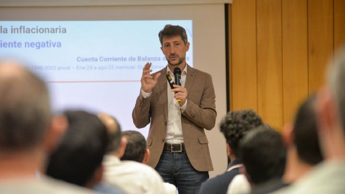 Félix y Uceda analizaron la situación económica junto a Hernán Letcher