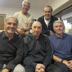 4 campeones del Mundo de 1986 fueron a visitar a Carlos Bilardo