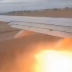 Pánico: falló el motor de un avión de Aerolíneas Argentinas 