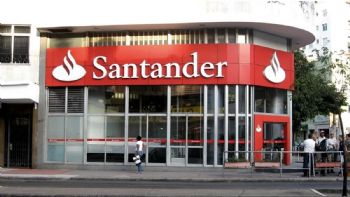Santander lidera cierre de sucursales en el país porque el 90% de las operaciones se hacen on line