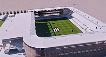 Gimnasia presentó el impresionante estadio que pretende tener en 2033