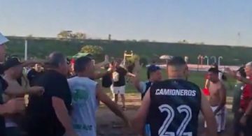 Dos facciones de Camioneros se enfrentaron en una batalla campal