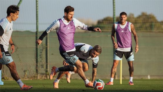 La Selección argentina hará una práctica abierta antes de viajar a Angola