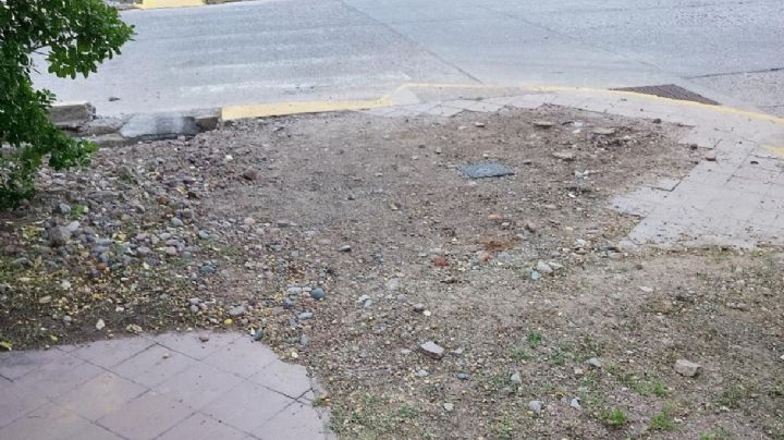Arreglo y desarreglo: así quedó una vereda en Godoy Cruz luego de una reparación