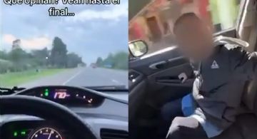 Se grabó manejando a más de 170 km/h y le quitaron la licencia 