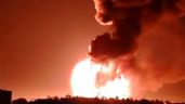 Foto ilustrativa de la nota titulada: Videos: explosiones e incendio en un parque industrial de Ezeiza