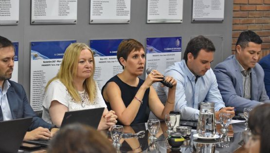 Jimena Latorre asistió a la Legislatura y fue abucheada por ambientalistas