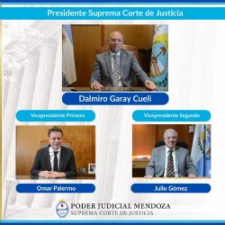 Garay fue electo presidente de la Suprema Corte por tercera vez