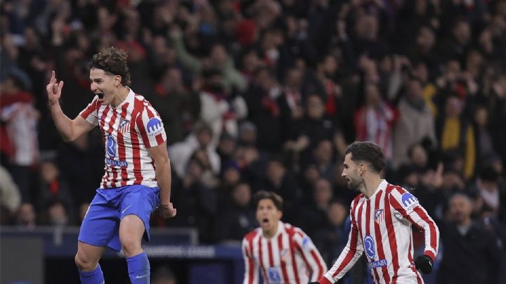 Julián Álvarez es el tercer máximo goleador del Atlético de Madrid en Champions