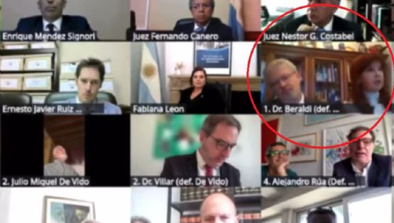 Cristina Kirchner no quería aparecer en el Zoom del juicio y un juez la obligó 