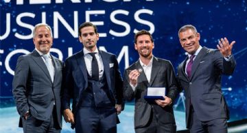 Messi, en el America Business Forum: “Salir campeón del Mundo fue especial”