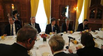 Javier Milei se reunió con empresarios en Nueva York