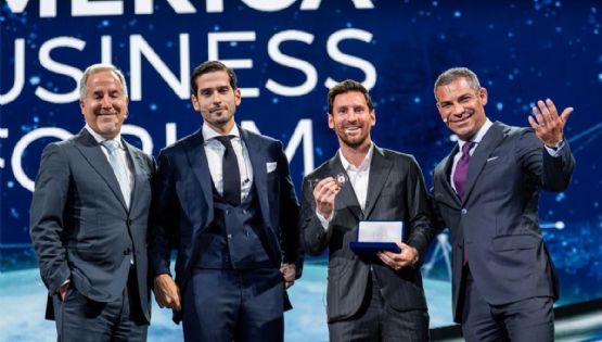 Messi, en el America Business Forum: “Salir campeón del Mundo fue especial”