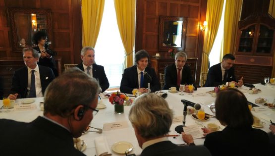 Javier Milei se reunió con empresarios en Nueva York