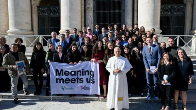 Estudiantes israelíes y palestinos estuvieron juntos en el Vaticano