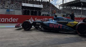 Colapinto quedó eliminado en Q1 y largará 18° en el GP de Brasil