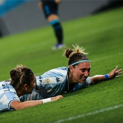 Racing le ganó a Belgrano de Córdoba en la ida de la final del fútbol femenino
